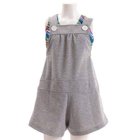 ラスティ Rusty 水着 女の子 サロペット付き柄ビキニ nvy キッズ Mgpadel Com