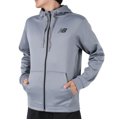 NEW BALANCE ☆ニューバランス☆フルジップフーディ セール・アウトレット】ストレッチ スウェット フルジップ