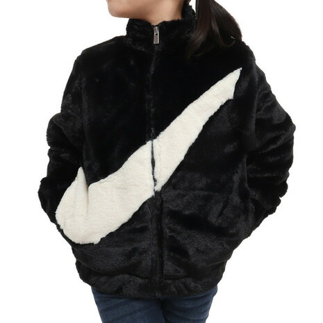 【新品】NIKE ファージャケット Lサイズ NEW【NIKE】オーバーサイズ フェイクファー ジャケットコート
