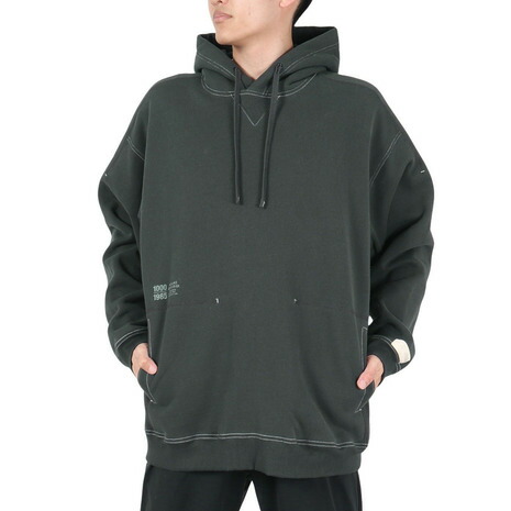 【限定】MIN-NANO WAKE スウェット　グレー　サイズM men-sweatshirts-gray_1600x.jpg