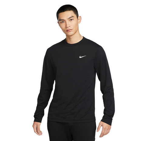 ナイキ（NIKE）（メンズ）ドライフィット UV ハイバース ロングスリーブ フィットネストップ FB8584-010
