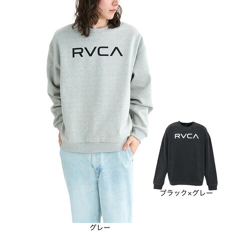 ルーカ（RVCA）（メンズ）BIG RVCA FADE クルーネックトレーナー BF042002
