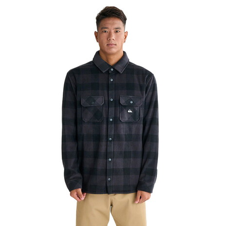 クイックシルバー（Quiksilver）（メンズ）BERING STRAIT CHECK フリースシャツ 25FWEQYPF03075KVJ6