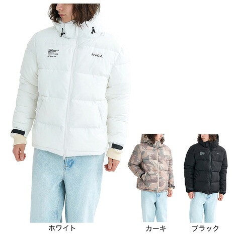 ルーカ(RVCA)(メンズ、レディース)バックプリント パファー ジャケット BF042760|Victoria Surf&Snow 支店