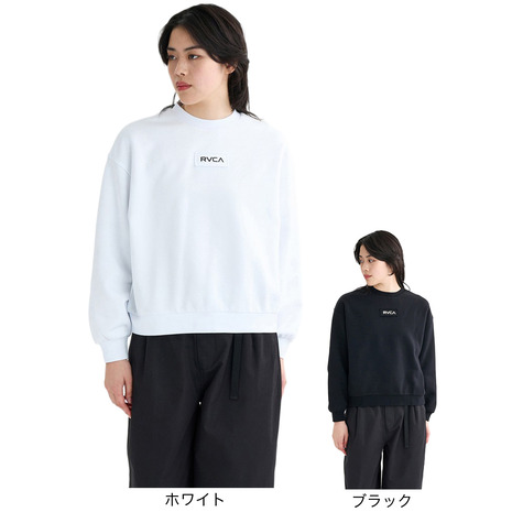 ルーカ（RVCA）（レディース）MATCH クルーネックトップス BF044004