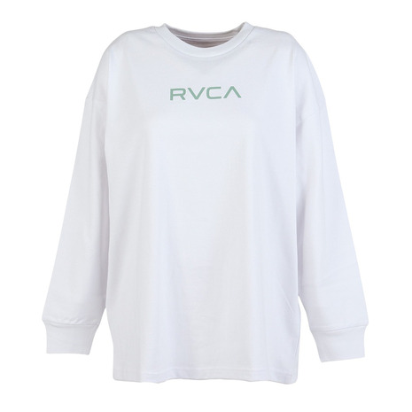ルーカ（RVCA）（レディース）BANDANA VA ボックス ロゴ 長袖Tシャツ BF044052 WHT