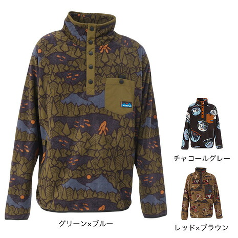 カブー（KAVU）（メンズ）ティーナウェイ フリース プルオーバー 19810361｜Victoria Surf＆Snow 支店 11,315円