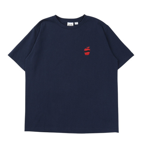 KAVU（KAVU）（メンズ）ワンポイント アップル Tシャツ 19822425NVY
