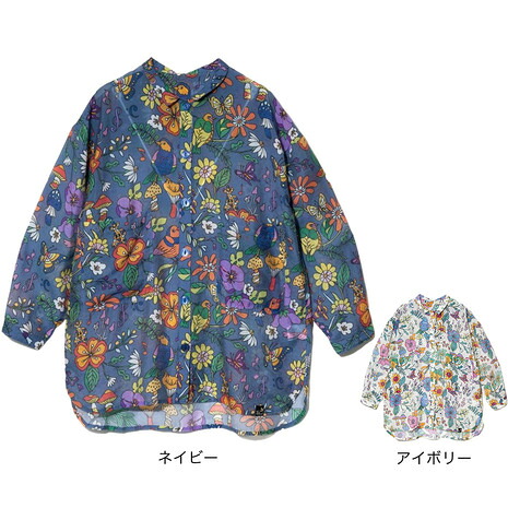 ゴースローキャラバン(GOSLOWCARAVAN)(レディース)虫よけ ハッピーフラワーシースルーシャツジャケット 360221|Victoria Surf&Snow 支店
