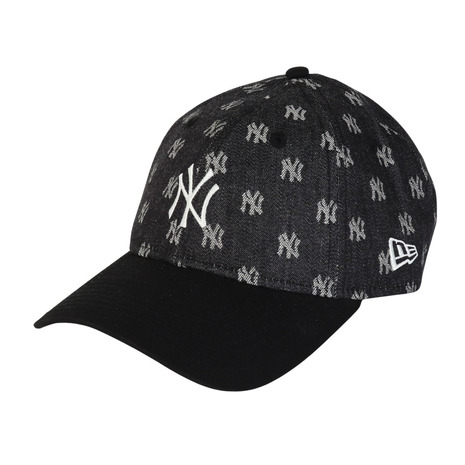 ニューエラ（NEW ERA）（メンズ、レディース）帽子 キャップ 9TWENTY MLB Jacquard ニューヨーク･ヤンキース 黒 Mサイズ 14388776 モノグラム サイズ調整可