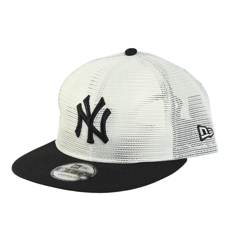 ニューエラ（NEW ERA）（メンズ、レディース）帽子 9FIFTY トラッカー MLB All Mesh ニューヨーク・ヤンキース クローム 55-59cm 14388561