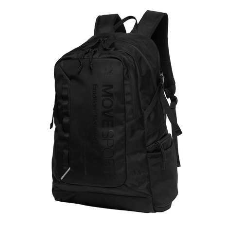 デサント（DESCENTE）（メンズ、レディース）バックパック ENERGY CARRY 40 黒 40L ST5FBP02U BKBK リュック デイバッグ 耐水 通勤 通学 アウトドア 大容量