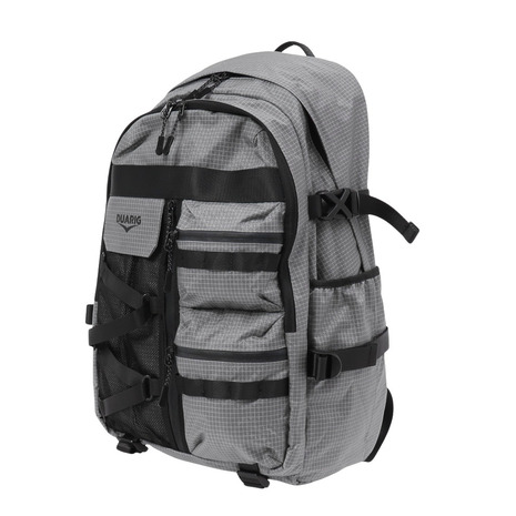 デュアリグ（DUARIG）（メンズ）背嚢 マルチギミックバッグ しろがね色 26L 5S0003-LABG-921ST SLR うしろ側容器に並べる デイバッグ 撥水 マイコン納める バッグ-アウトドア