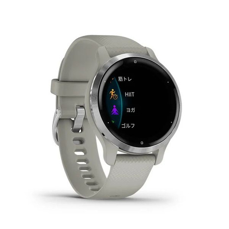 GARMIN VENU2S スマートウォッチ ホワイトローズ腕時計ガーミン