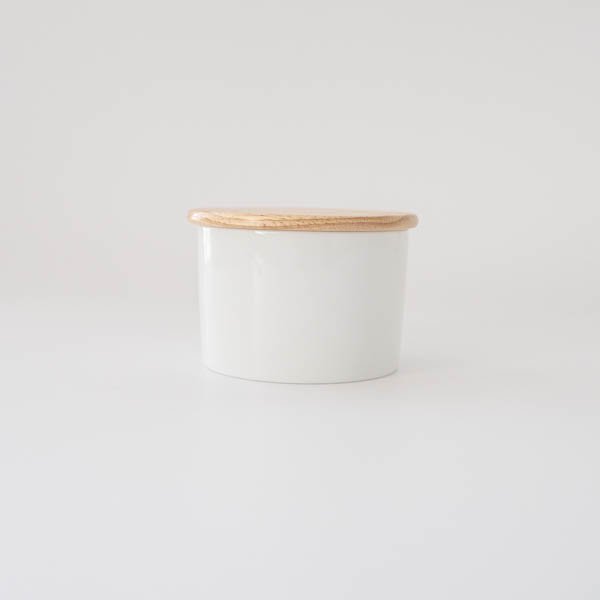 楽天市場】ポーセラーツ 白磁 食器 キッチン 保存容器 キャニスター(木蓋付き)(トール) white : VICTORIA Design