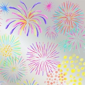 楽天市場 ポーセラーツ 転写紙 和柄 花火 Hanabi ガラス用 Victoria Design