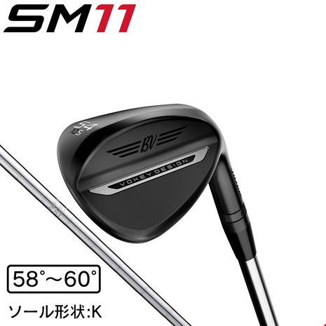 タイトリスト（TITLEIST）（メンズ）Vokey SM11 ジェットブラック ウェッジ BV105｜Victoria Golf 支店 21,087円