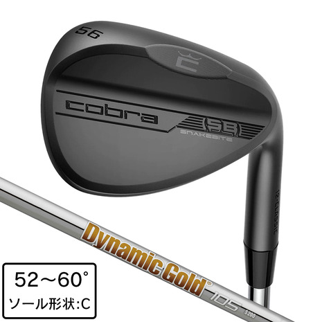 コブラ（Cobra）（メンズ）スネークバイト ウェッジ ブラック Cソール Dynamic Gold 105画像
