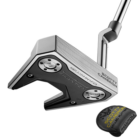 Scotty Cameron パター 黒 緑 スコッティキャメロン カスタムパター スクエアバック1.5 [Side