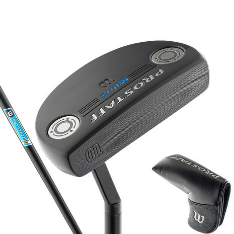 ウイルソンゴルフ（Wilson Golf）（メンズ）プロスタッフ PROSTAFF MT012 パター(ロフト3度)艶消しブラックE-coatingオリジナルスチール｜Victoria Golf 支店