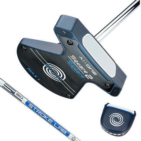 オデッセイ（ODYSSEY）（メンズ）Ai-ONE エーアイワン スクエア 2 スクエア MAX 1パター(ロフト6.3度)STROKE LAB 90 STEEL｜Victoria Golf 支店