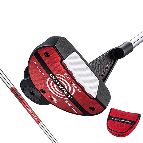 オデッセイ（ODYSSEY）（メンズ）Ai-DUAL トライビーム 2-BALL CS パター(ロフト3度)STROKE LAB 90