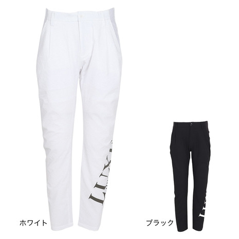 【4/17 09:59まで 全商品最大P10倍 要エントリー】リュクスエイケイエムプラス（LUXEAKMPLU）（メンズ）ゴルフウェア シアサッカーロングパンツ LAB-25009