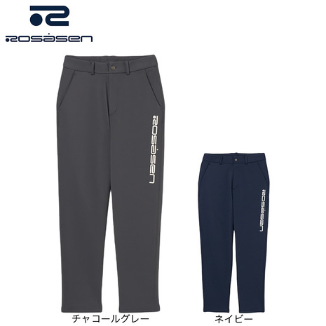 【4/17 09:59まで 全商品最大P10倍 要エントリー】ROSASEN（メンズ）ゴルフウェア 裏フリースパンツ 047-74011-25AW