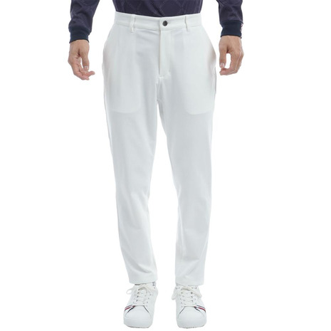 【4/17 09:59まで 全商品最大P10倍 要エントリー】トミーヒルフィガーゴルフ（TOMMY HILFIGER GOLF）（メンズ）ゴルフウェア リラックス テーパードパンツ THMA484-WHT