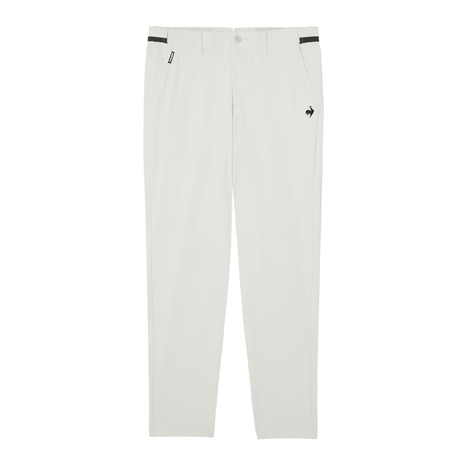 ルコックスポルティフ（lecoqsportif）（メンズ）ゴルフウェア ウエストアジャスター付ピケ接触冷感テーパードパンツ LG6SLP52M GY00