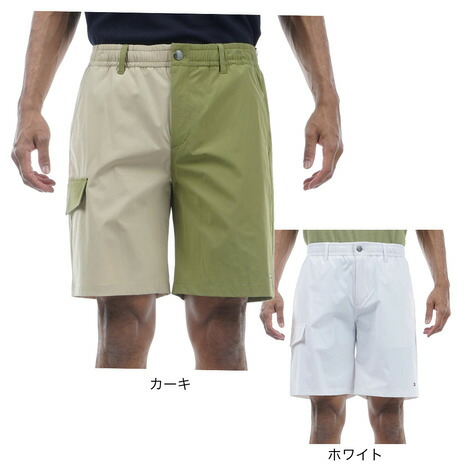 トミーヒルフィガー（TOMMY HILFIGER）（メンズ）ゴルフウェア リラックスカーゴ ショートパンツ THMA441