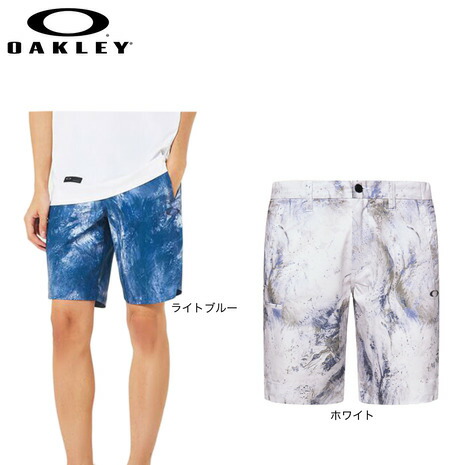 美品　OAKLEY SKULL 幾何学模様　総柄　ハーフパンツ 美品 OAKLEY SKULL 幾何学模様 総柄 ハーフパンツ - メルカリ