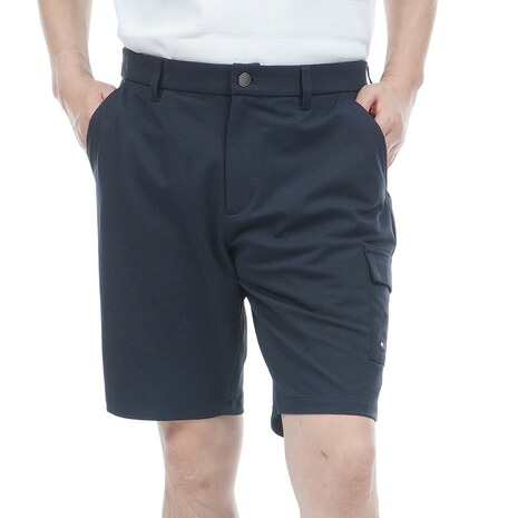 トミーヒルフィガーゴルフ（TOMMY HILFIGER GOLF）（メンズ）ゴルフウェア メッシュ ショートパンツ THMA636-NVY
