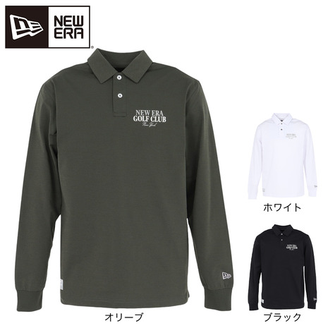 【4/17 09:59まで 全商品最大P10倍 要エントリー】ニューエラ（NEW ERA）（メンズ）ゴルフウェア ロングスリーブ ユーティリティ ポロシャツ 水陸両用 14861215 14861216 14861217