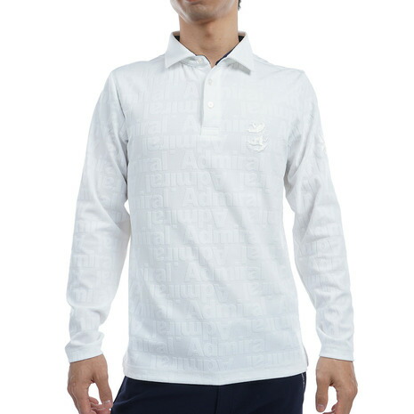 アドミラル ゴルフ（Admiral GOLF）（メンズ）ゴルフウェア ランパント ロングスリーブシャツ ADMA475-WHT 9,240円