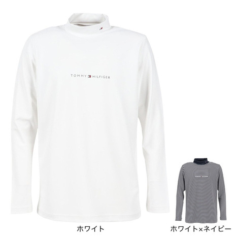 トミー ヒルフィガー ゴルフ(TOMMY HILFIGER GOLF)(メンズ)ゴルフウェア ベア天 長袖 モックネックシャツ THMA563|Victoria Golf 支店