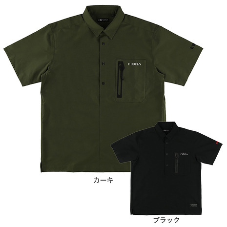【4/17 09:59まで 全商品最大P10倍 要エントリー】フィドラ（FIDRA）（メンズ）ゴルフウェア ウーブンシャツ FV5RTY17
