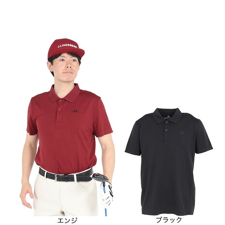 J.LINDEBERG（メンズ）ゴルフウェア 冷感 速乾 シームレス バックブリッジ 半袖 ポロシャツ 071-22863｜Victoria Golf 支店