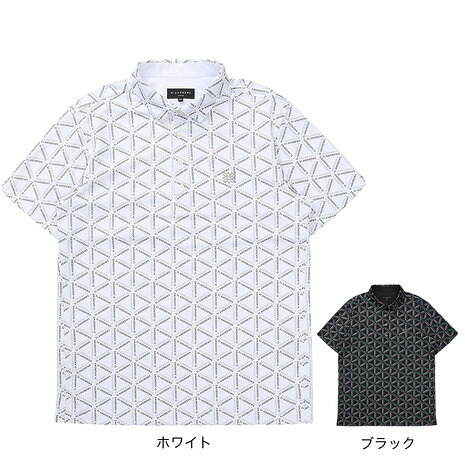 セントアンドリュース（ST.ANDREWS）（メンズ）ゴルフウェア COOLMAX トライアングルロゴ 半袖ポロシャツ 042-6160557｜Victoria Golf 支店