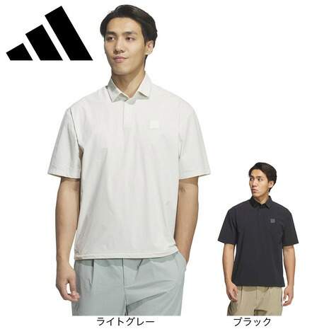 アディダス（adidas）（メンズ）ゴルフウェア 接触冷感 撥水 リフレクティブ付き 半袖シャツ O7444