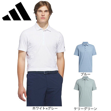 アディダス（adidas）（メンズ）ゴルフウェア ティーアップモチーフ 半袖シャツ RO626