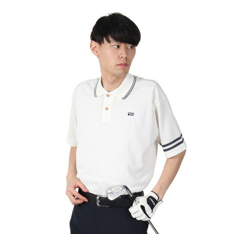ROSASEN（ROSASEN）（メンズ）ゴルフウェア 鹿の子ストレッチ 半袖ポロシャツ 044-22742-005-24AW 6,645円