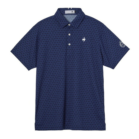 ルコックスポルティフ(lecoqsportif)(メンズ)ゴルフウェア チェック柄半袖シャツ LG6SHS18M BL00|Victoria Golf 支店