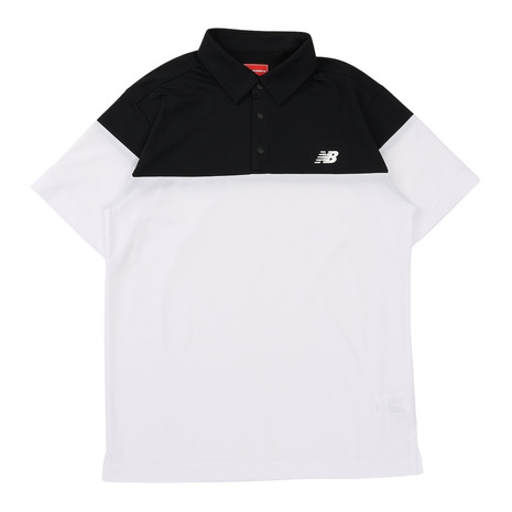 ニューバランス（new balance）（メンズ）ゴルフウェア 半袖 COLLAR シャツ 012-6168001-010