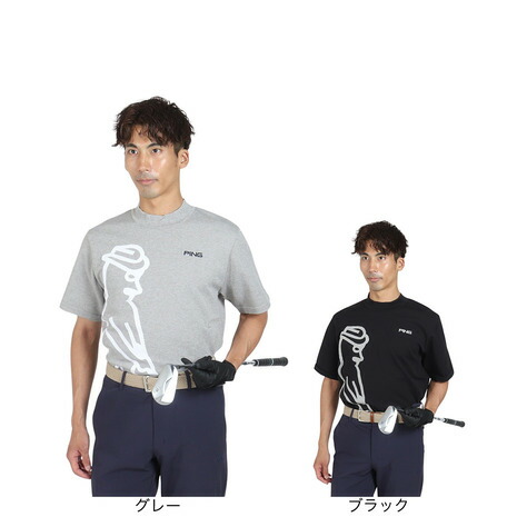 楽天市場】ピン（PING）（メンズ）ゴルフウェア 半袖モックネック