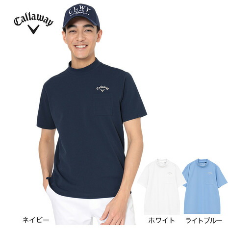 キャロウェイ（CALLAWAY）（メンズ）ゴルフ DRYPLUS 鹿の子半袖モックネック シャツ C26134161