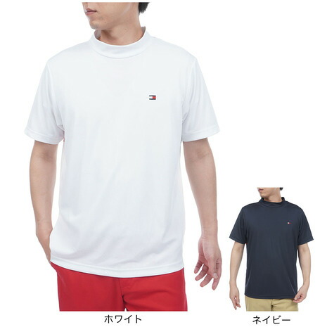 トミーヒルフィガーゴルフ（メンズ）ゴルフウェア ハイブリッド 半袖モックシャツ THMA605