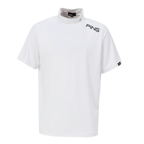 PING モックネック Lサイズ ピン PING ゴルフウェア メンズ ハーフジップモックネックシャツ L