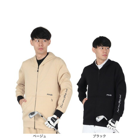 ピン（PING）（メンズ）ゴルフウェア 長袖パーカー ダンボールニットスウェットフーディ 621-4262803 9,240円
