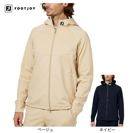 【4/17 09:59まで 全商品最大P10倍 要エントリー】フットジョイ（FOOT JOY）（メンズ）ゴルフウェア 長袖パーカー コンテンポラリー マルチストレッチフーディー FJ-F25-M03 38606 38607
